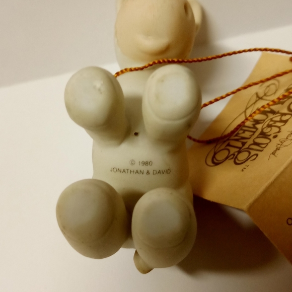 Vintage Johnathan & David PRECIOUS MOMENTS Figure Porcelain Sculptured Animal - Picture 6 of 10